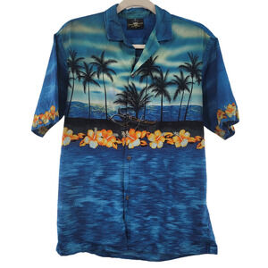 ROYAL Creations Men's Hawaiian Shirt Size Medium Short Sleeve Button Front
